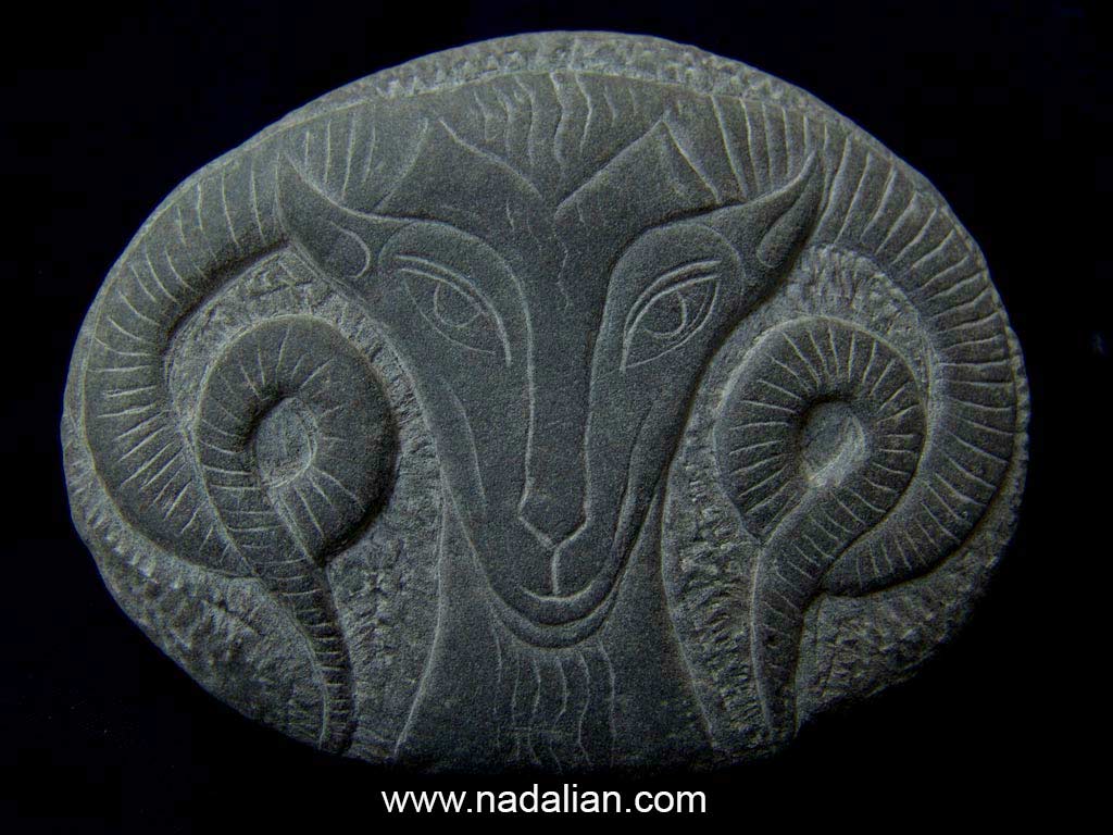 Ahmad Nadalian, Carved Stone, Mountain Sheep
