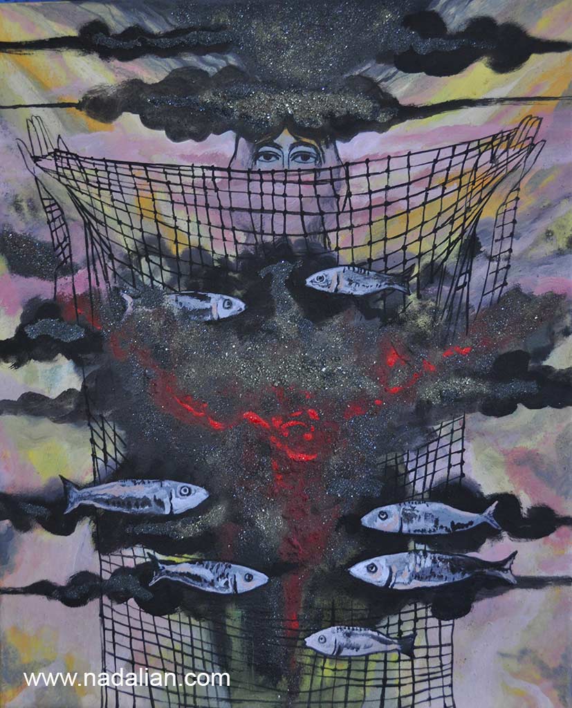 احمد نادعلیان، نقاشی، مادر دریا