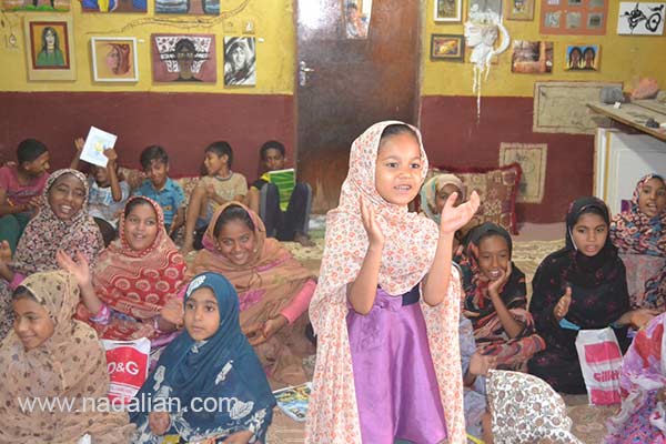 Children participated in Free Education, Dr. Ahmad Nadalian Museum, Hormuz Island