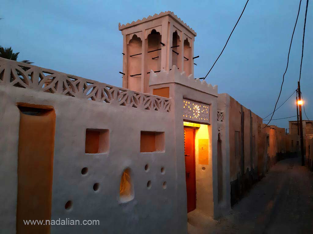 The Entrance of Dr. Ahmad Nadalian House in Laft Qeshm Island 