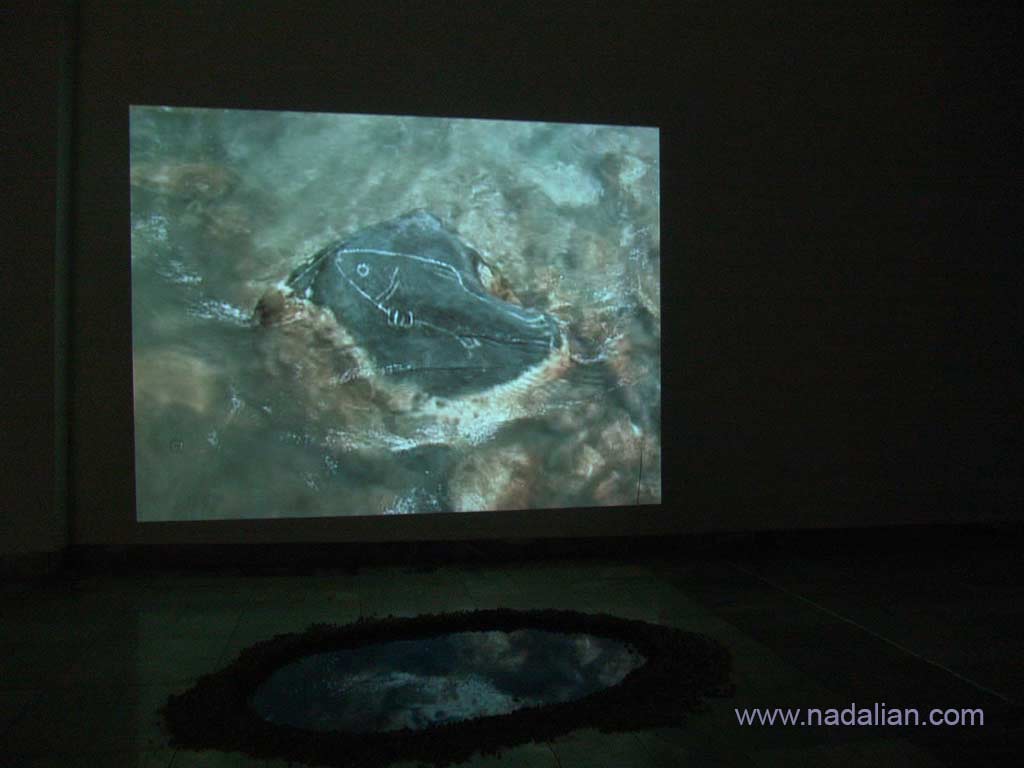 Video Installations, River Still Has Fish, Video Installation, Ahmad_Nadalian, Third Tashken International Biennale