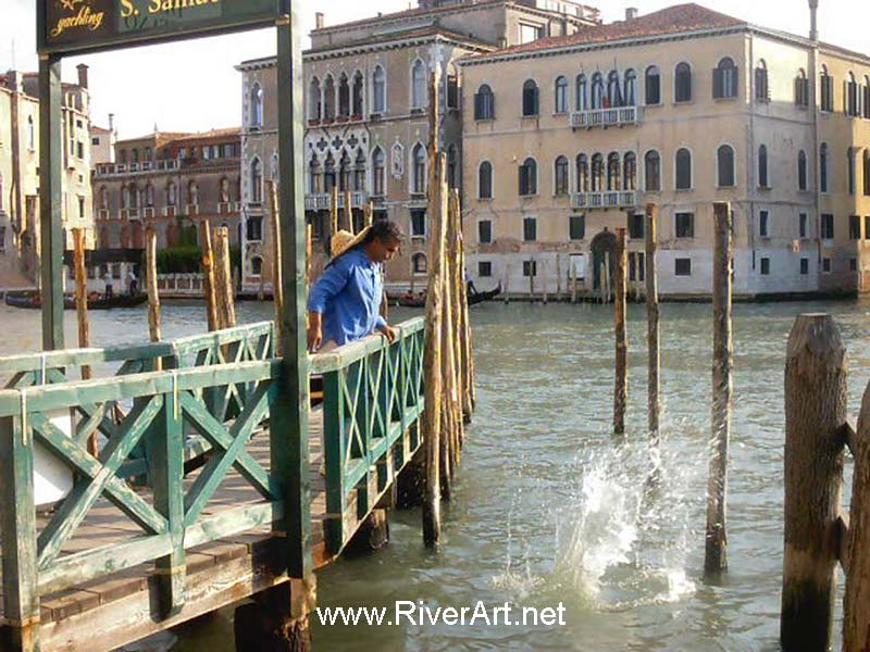 Ahmad Nadalian Project including River Venice Biennale in 3003  