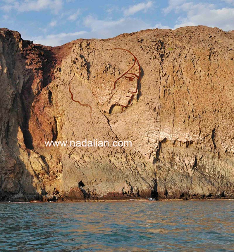 آشکار سازی الهه پنهان در صخره های جنوب جزیره هرمز
